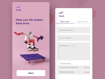 File Transfer App Concept