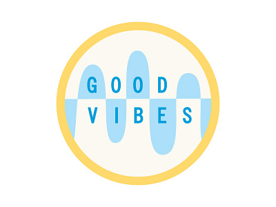 Good Vibes abstract good vibes sticker