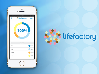 Lifefactory app ios lifefactory mobile quantified self ui ux water