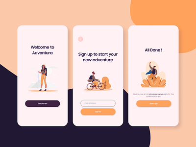 Signup Screen DailyUI - 001