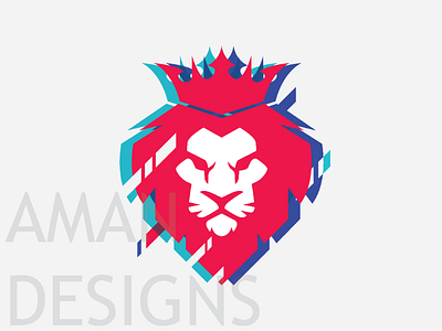 Fifa19 inspired Lion Logo