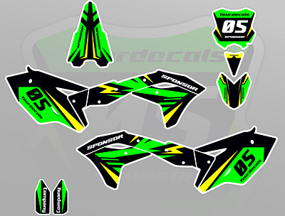 Motocross Declas branding graphic design logo motion graphics