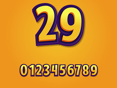 Text / Number Effect