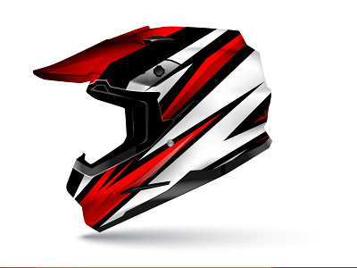 Motocross helmet design bike enduro helmet motocross racing vector wrap
