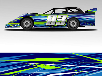 Racing car vector