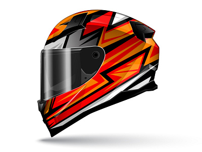 helmet wrap design vector