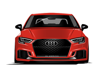 #1 Shoot Vector graphics Audi Quattro illustration vector