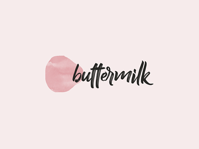 Branding for the Buttermilk Company logo