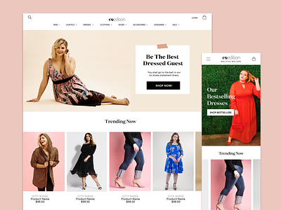 Paid Landing Page for an e-commerce website CoEdition