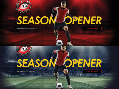 Sportball Season color design layout soccer sports