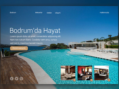 Website for Hotels css desktop front end development holliday hostel hotel html landing page mobile motel responsive travel website