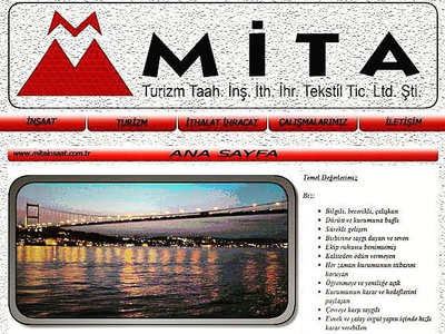 Mita Construction business construction css design front end development html mobile responsive website