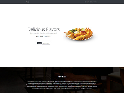 Resto - For the Restaurant's Web/Landing Page