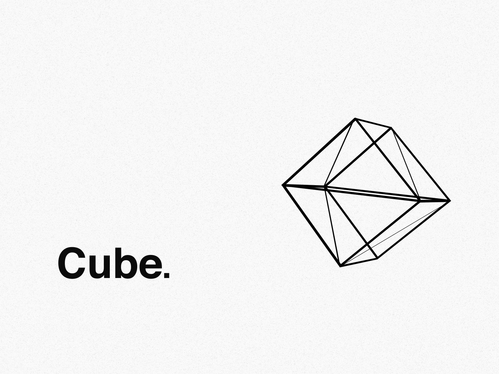 _cube 3d aftereffects animation black cube minimal