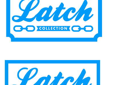 Latch Logo {revisions} illustration logo typogtaphy