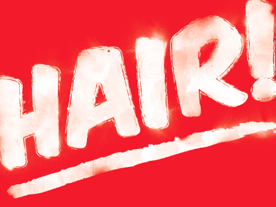 Red Hair grunge hair red typography