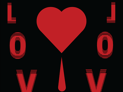 Love design typography vector