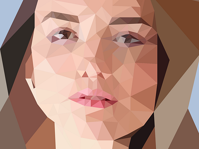 Eyes art design draw illustration illustrator lowpoly lowpolyart polygon portrait vector