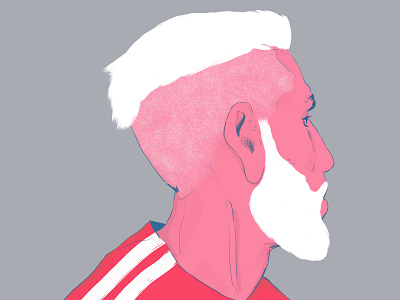 Victory beard branding character design commercial concept digital art digital illustration fashion design fashion illustration haircut hipster illustration lgbtq shaved hair sportswear