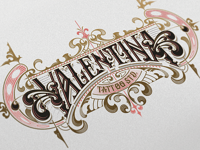 Valentina Tattoo Studio - Vectors font lett lettering logotype typography vintage