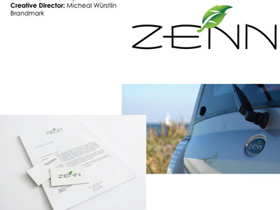 Zenn Electric Automobiles brand identity logo design