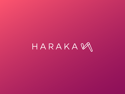 Haraka Logo activewear branding design haraka icon logo logotype movement sports swahili visual identity