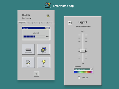 Windows 95 Smarthome app