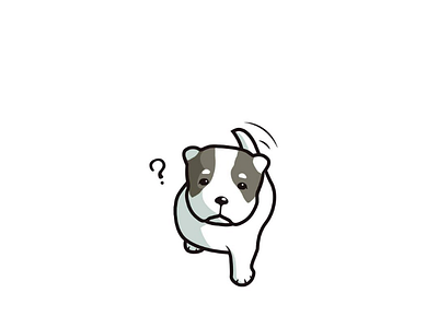 Little floof artwork cartoon character concept custom cute design dog graphics illustration illustrator logo love mascot pup puppy