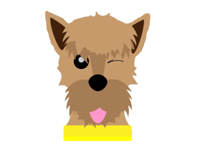 My 1👁🐕 animals design disable dog dogs emoji flat flatdesign graphicdesign icon illustration motion graphics one eye vector web
