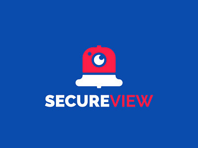 SecureView graphic design logo