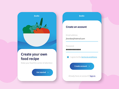 Sign Up #DailyUi #001