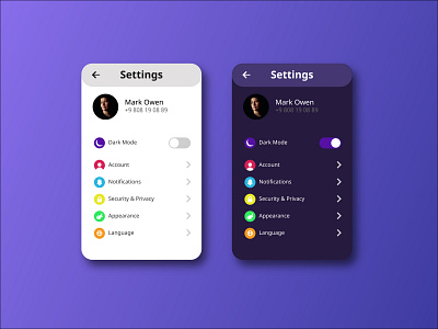 Settings Menu