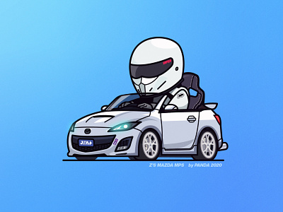 Z's Mazda MPS car illustration mazda