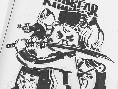 Kill Bear sketch killbill sketch
