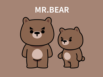 Mr.BEAR animal bear cartoon character