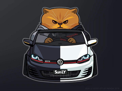 SunLY’s MK7GTI car gti illustration