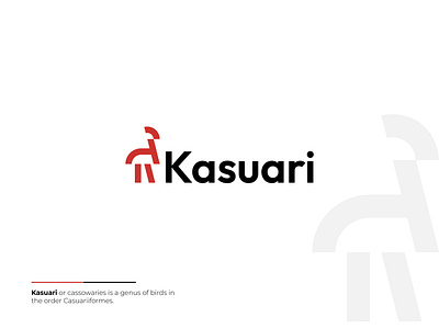 Kasuari - Cassowaries Bird Logo & Visual Identity