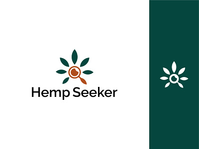Hemp Seeker - Marijuana Cannabinoid E-Commerce Site Logo Design artwork brand branding cannabinoid cannabis care creative design flat ganja graphic design health hemp icon identity logo logomark logotype marijuana pharmacy