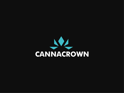 Cannacrown - Cannabis/Marijuana Shop Logo Design brand branding cannabinoid cannabis design ganja graphic design haze hemp icon identity indica logo logomark logotype marijuana medicine organic pharmacy sativa