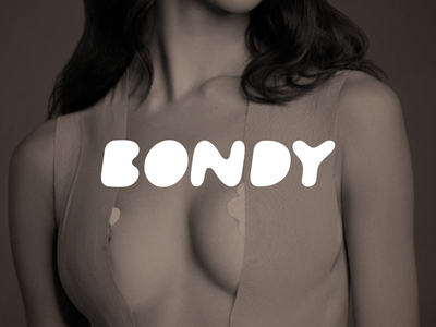 Bondy - Logo Design beautiful body bra branding breast creative design dress fashion feminine icon identity lingerie logo outfit tape women