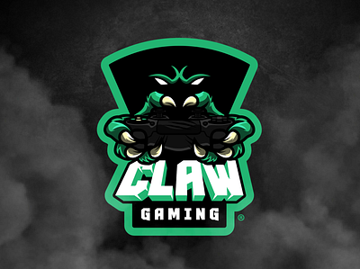CLAW™ Gaming | eSports Channel Logo Design esportlogo esports gaming illustration illustrator mascot sports logo vector