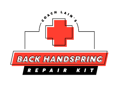 Coach Lain's Repair Kit | Digital Asset Branding branding cheerleader design illustration illustrator logo vector
