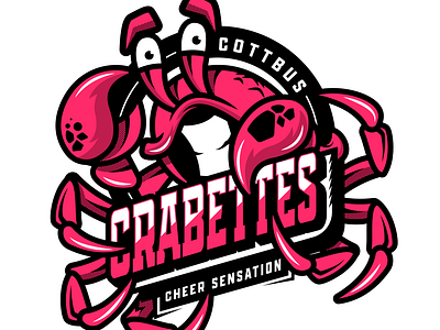 Cottbus Cheer Sensation Crabettes T-Shirt Design