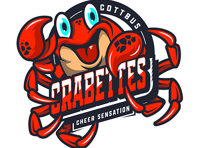 Cottbus Cheer Sensation Crabettes T-Shirt Design (Round 2)