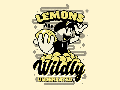 Lemons Are Wildly Underrated apparel apparel design design gary vee quotes illustration illustrator lemons mascot summer 2021 vector