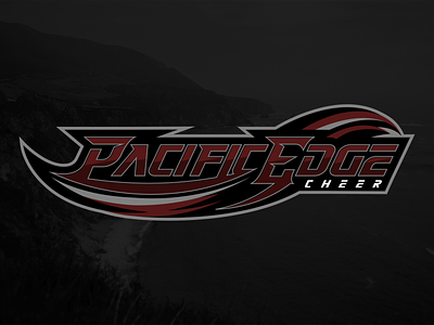 Pacific Edge Cheer Branding branding design illustration illustrator logo mascot vector