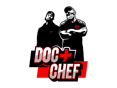 Doc & Chef Branding branding design illustration illustrator logo mascot vector