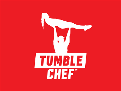 Tumble Chef™ Branding apparel apparel design branding cheerleading design illustration illustrator logo mascot merchandise tumbling vector
