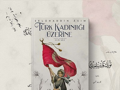 Türk Kadınlığı Üzerine | Book Cover book branding vintage