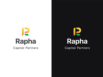 Rapha Capital Partners Logo Design corporate logo flat icon flat logo gold logo gradient logo logo logo design minimalist minimalist logo